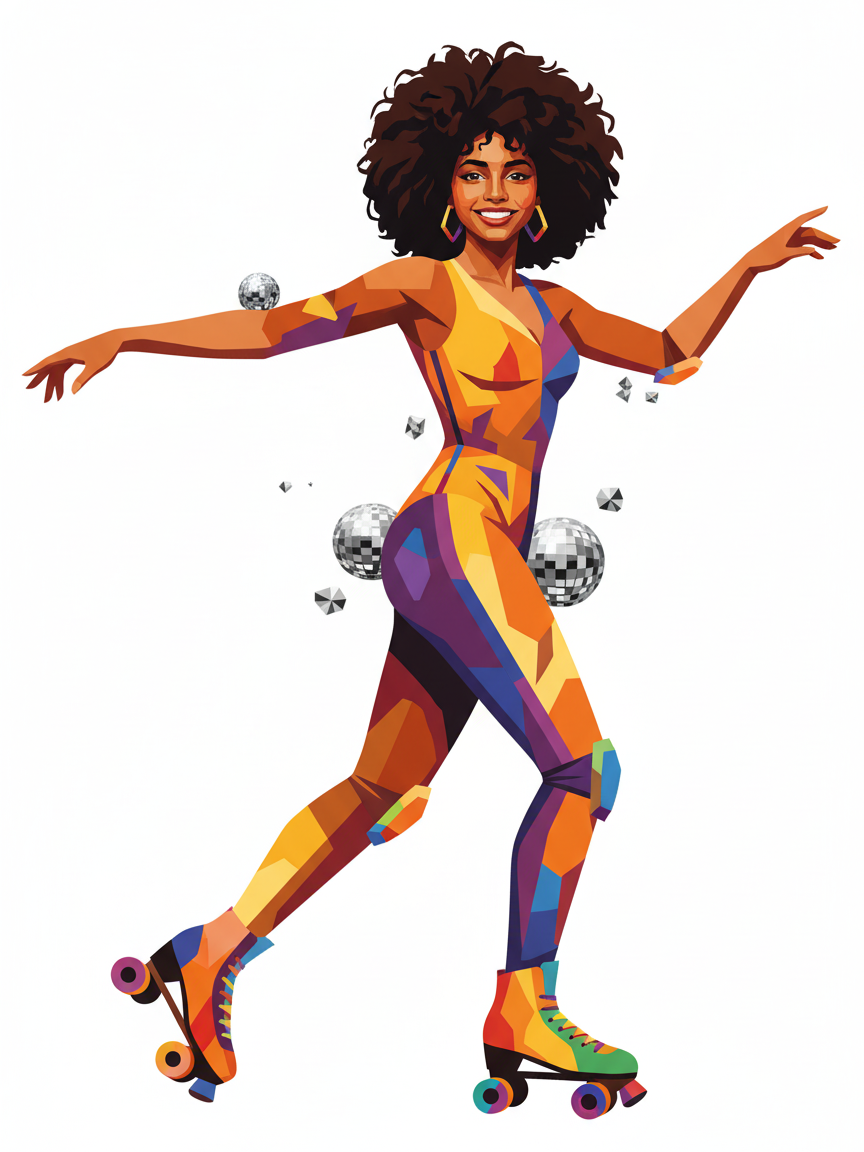 Groovy Gabriela - Cubist Painting