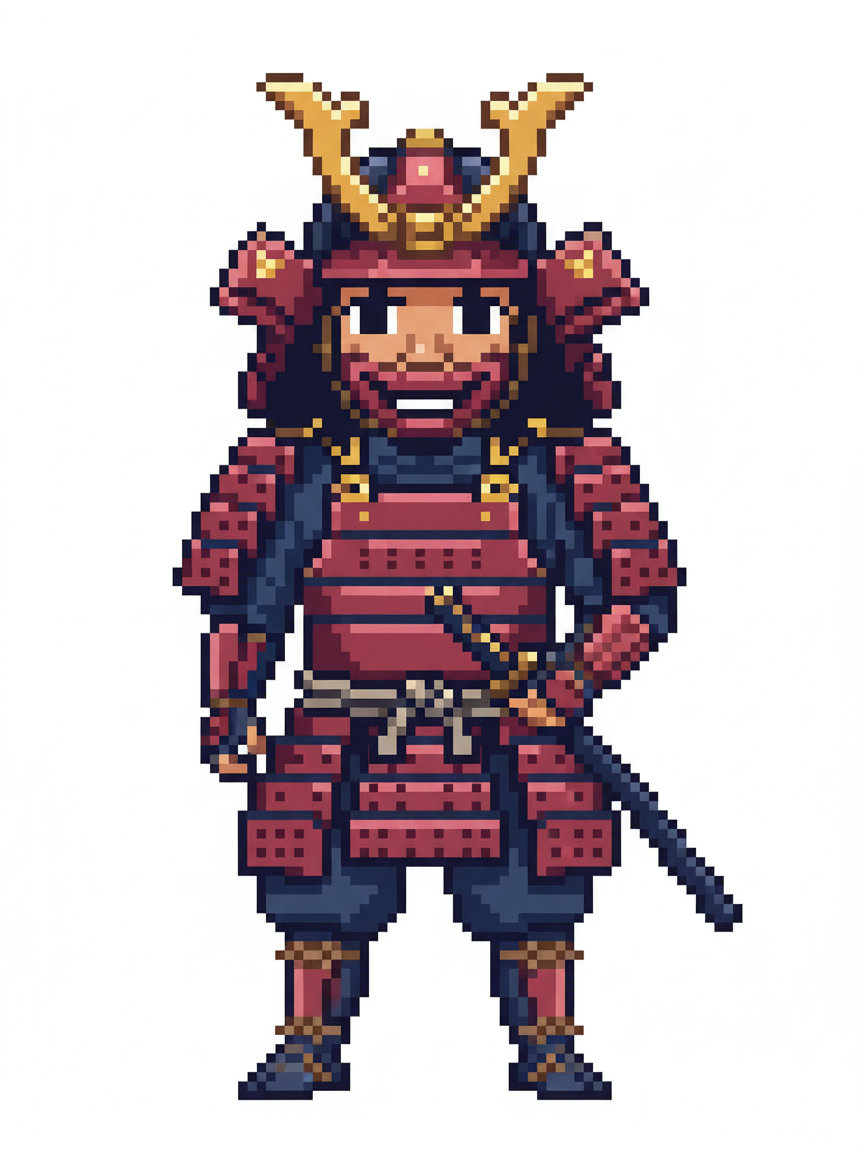 Samurai Gabriela - Pixel Art