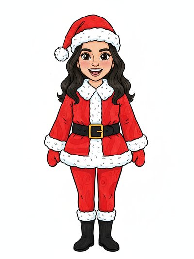 Gabriela Claus Magic 🎅 - Classic Coloring Book