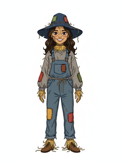 Gabriela's Scarecrow Adventure 🌾 - Minimalist