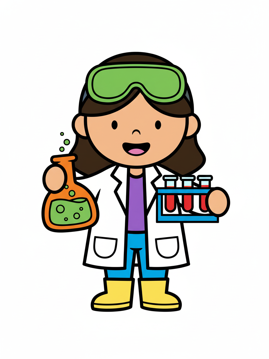 Scientist Gabriela - Preschool Simple