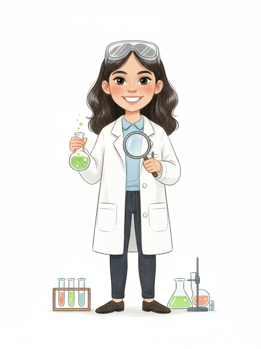 Scientist Gabriela - Gentle Pencil