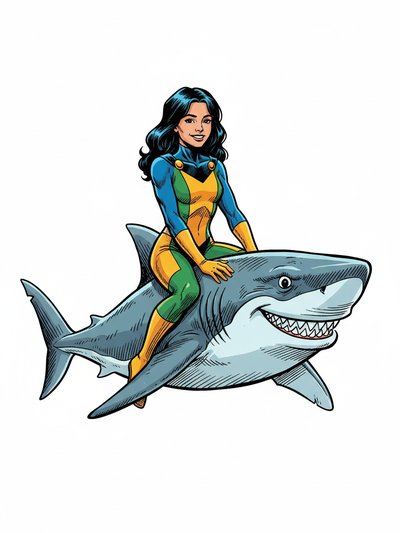 Gabriela's Shark Adventure 🦈 - Comic Book