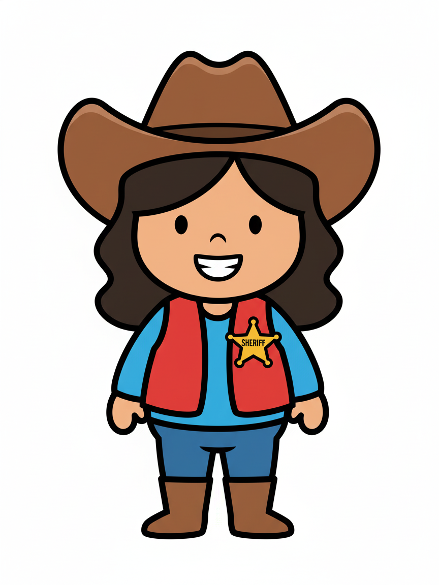 Sheriff Gabriela - Preschool Simple