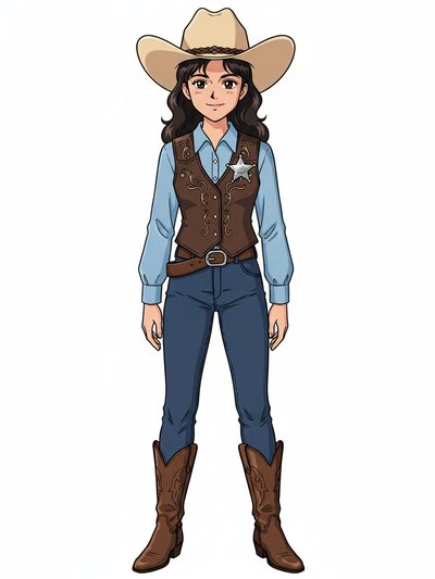 Gabriela's Sheriff Adventure 🤠 - Classic Anime