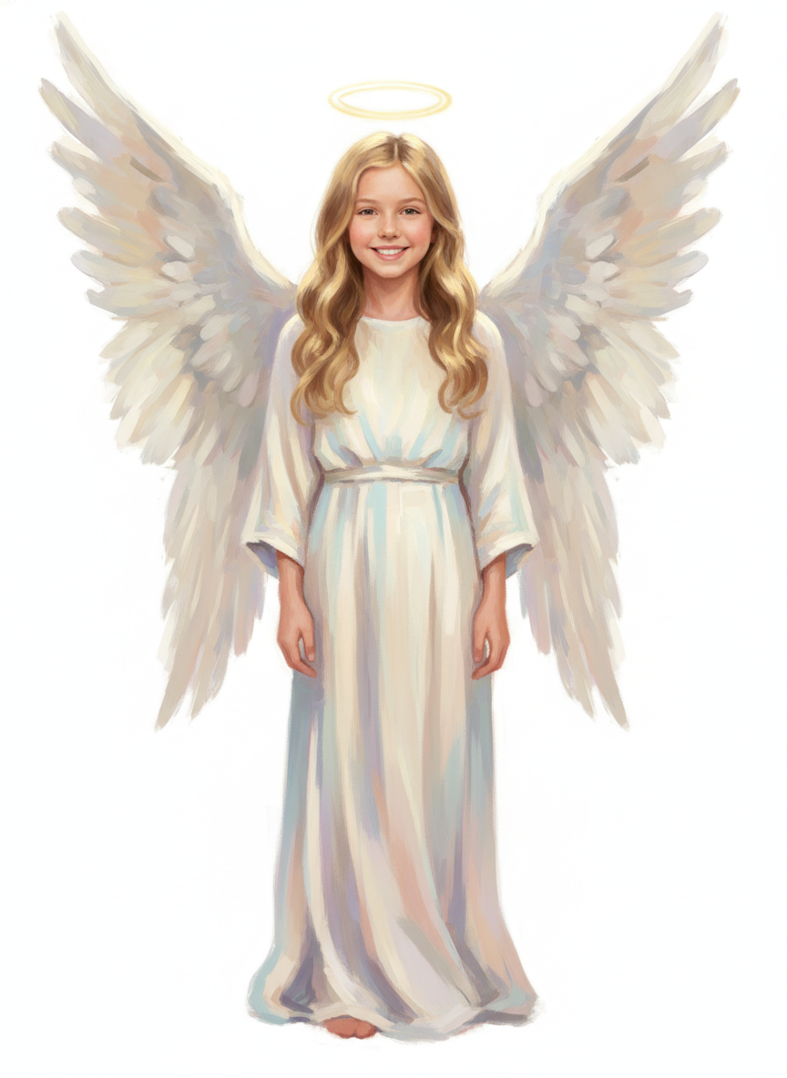 Angelic Mary - Impressionist Painting