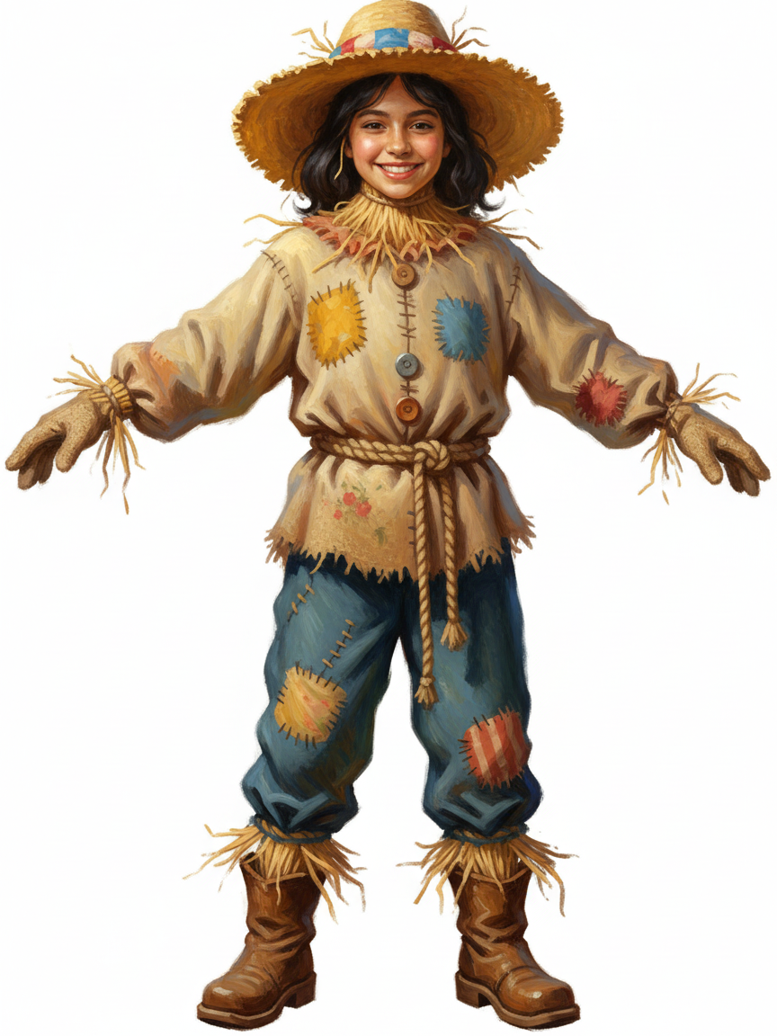 Scarecrow Gabriela - Impressionist Painting