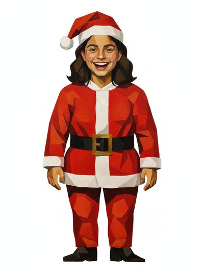 Gabriela Claus Magic 🎅 - Cubist Painting