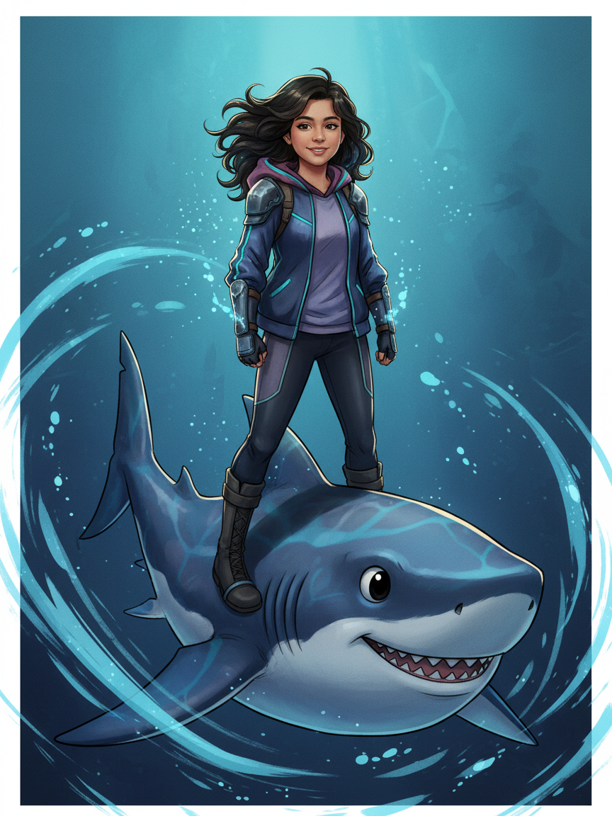 Sharkbrina the Bold - Webtoon Anime