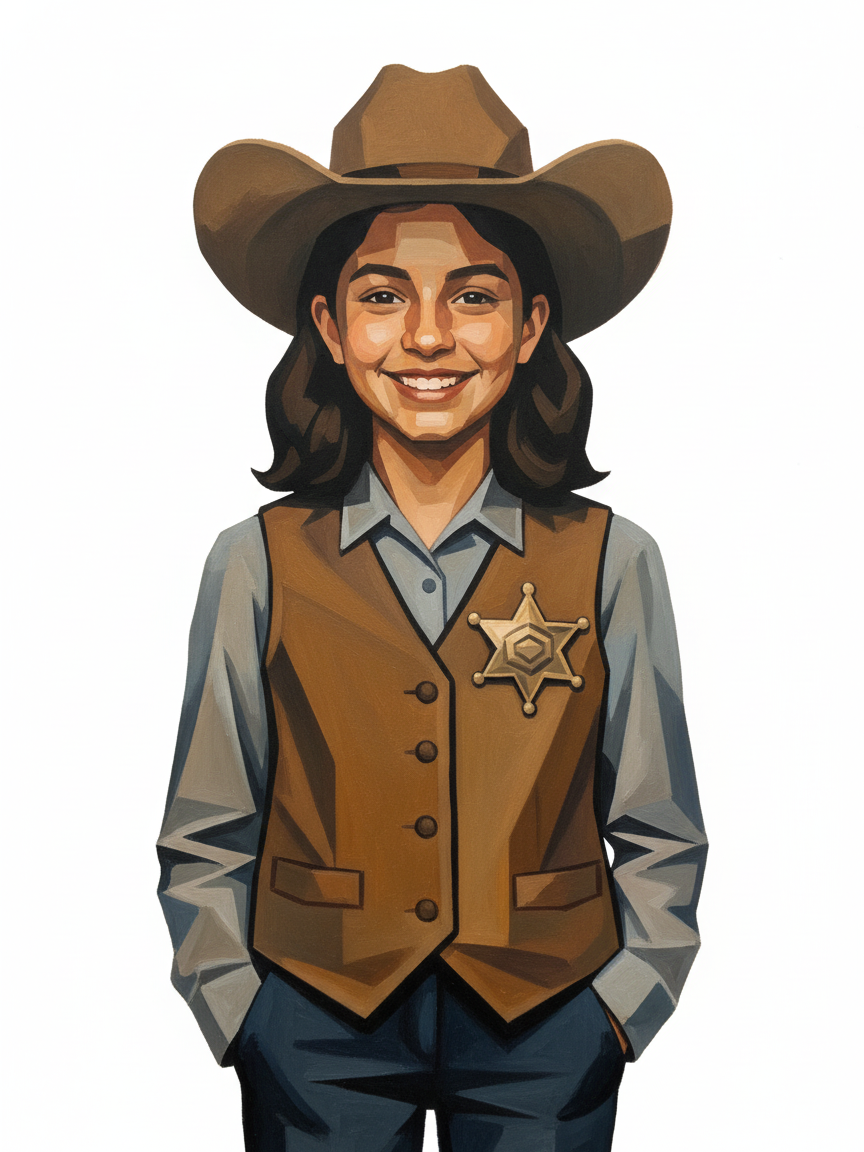 Sheriff Gabriela - Cubist Painting