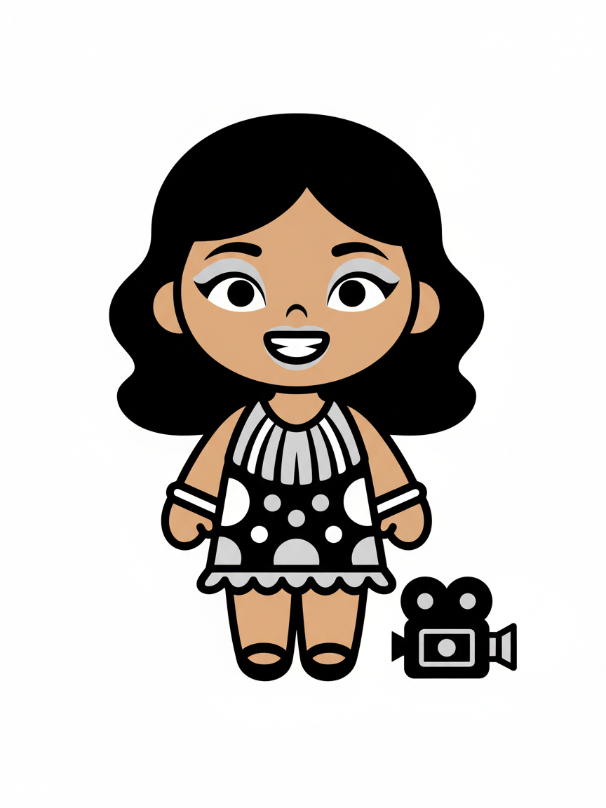 Gabriela the Silver Screen Star - Preschool Simple