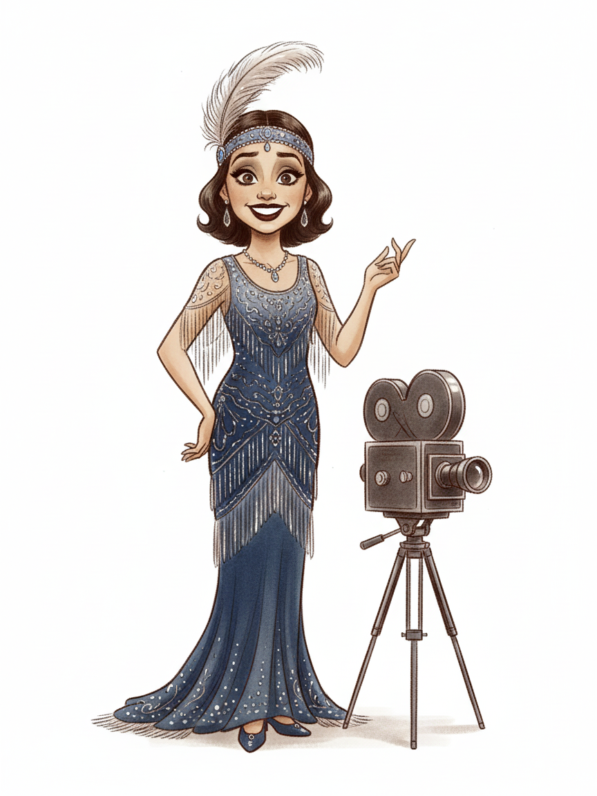 Gabriela the Silver Screen Star - Gentle Pencil