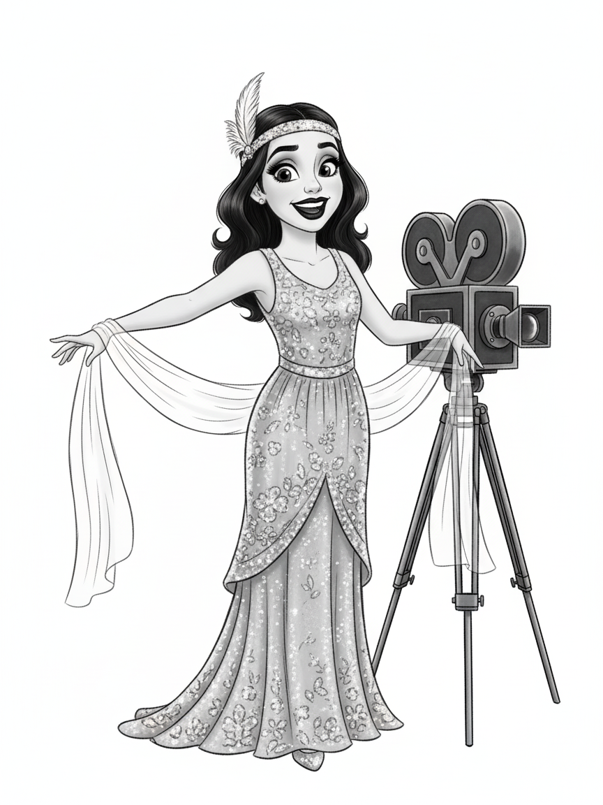 Gabriela the Silver Screen Star - Golden Age Animation