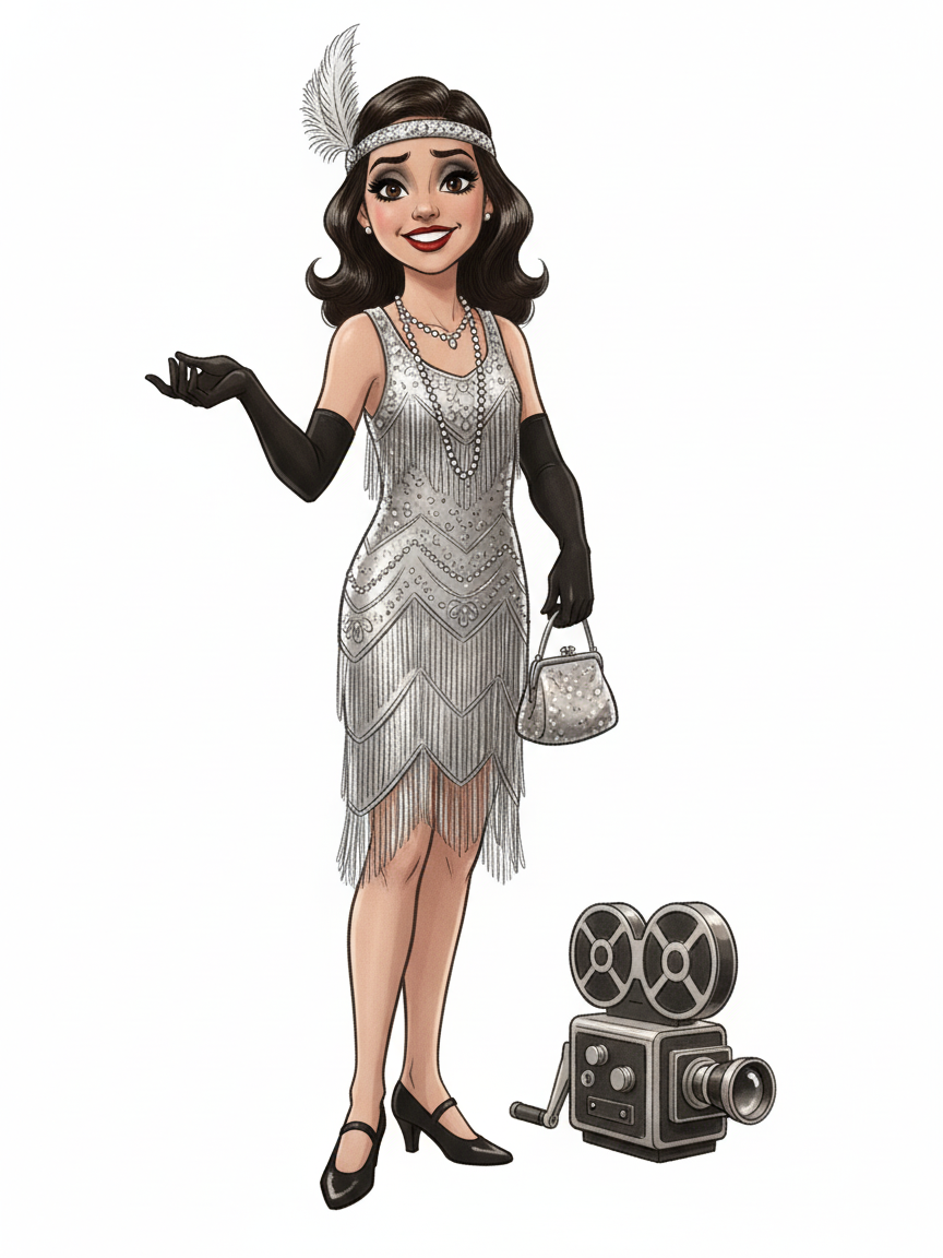 Gabriela the Silver Screen Star - Vintage Storybook