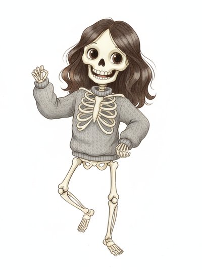 Gabriela's Bony Fiesta 💀 - Gentle Pencil