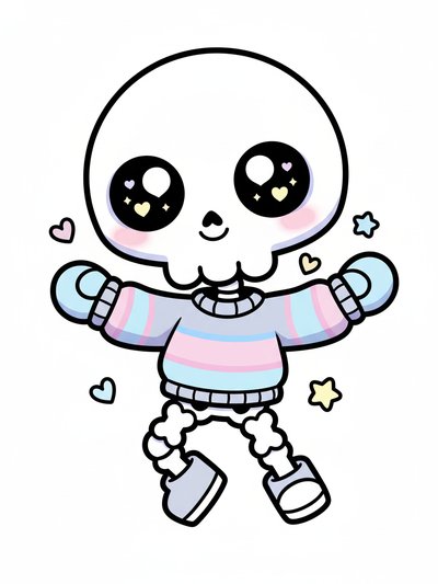 Gabriela's Bony Fiesta 💀 - Kawaii Cute