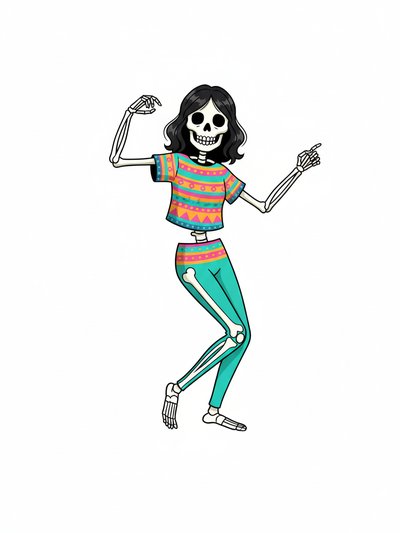 Gabriela's Bony Fiesta 💀 - Minimalist