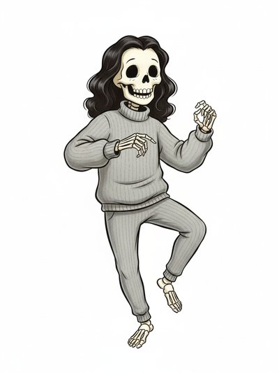 Gabriela's Bony Fiesta 💀 - Vintage Storybook