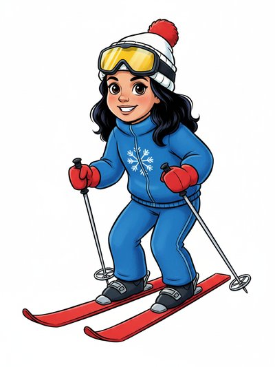 Gabriela's Ski Adventure 🎿 - Golden Age Animation