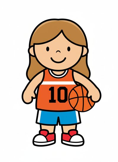 Mary's Basketball Dreams 🏀 - Preschool Simple