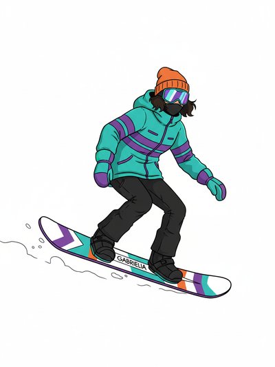 Gabriela's Snowboard Adventure ❄️ - Minimalist