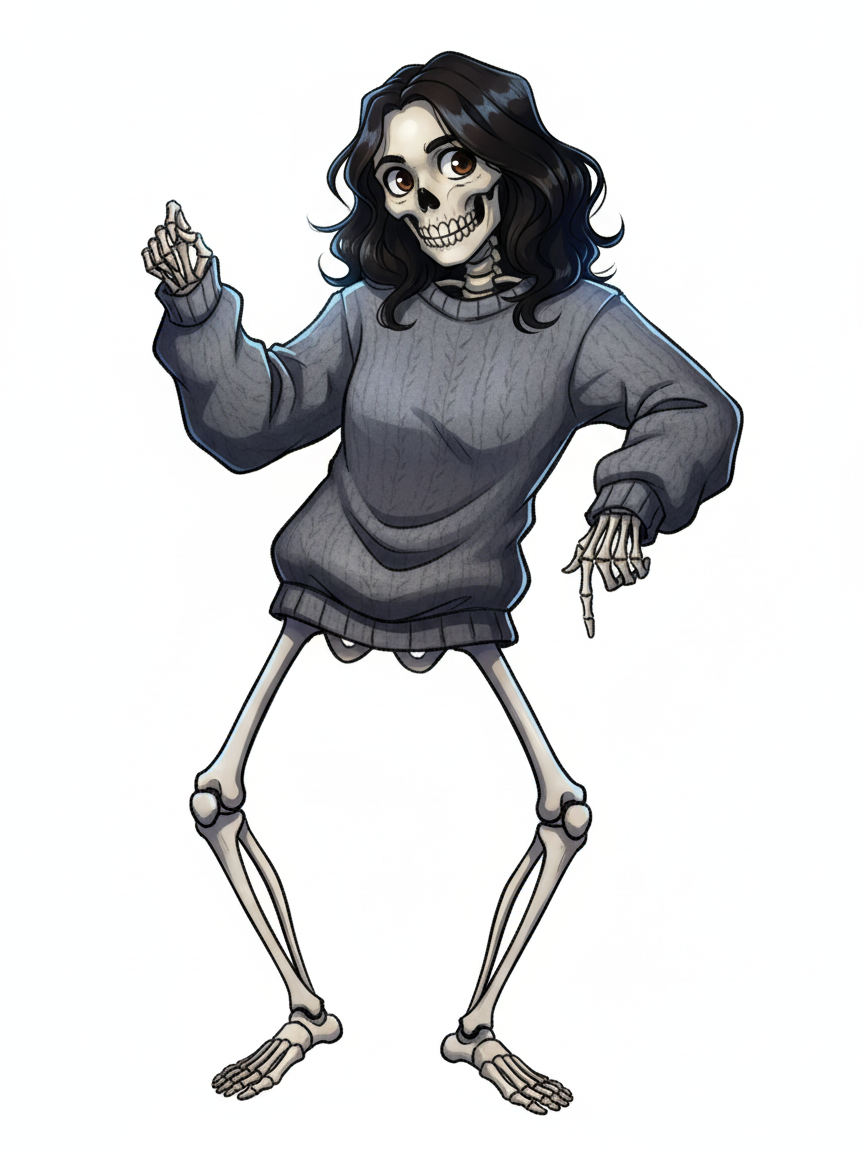 Gabriela the Groovy Skeleton - Webtoon Anime