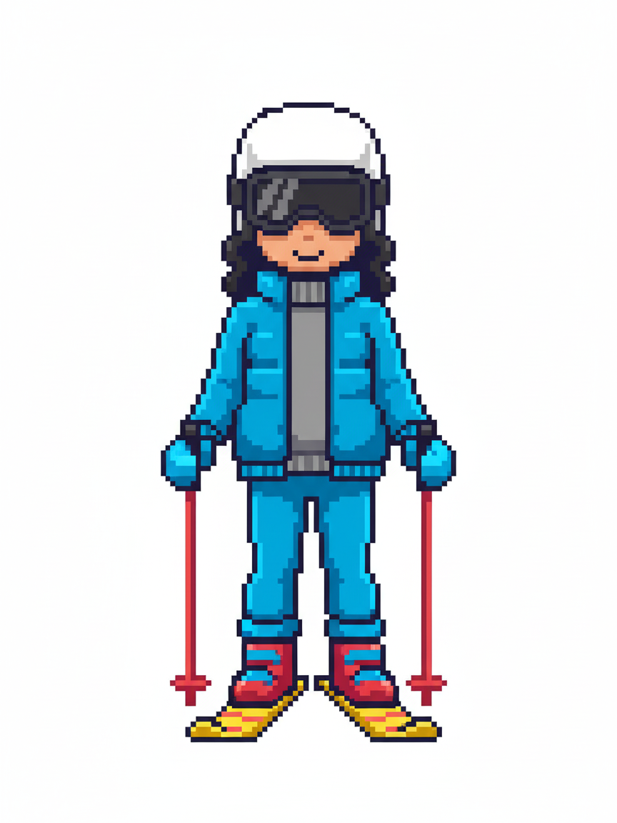 Gabriela the Glider - Pixel Art