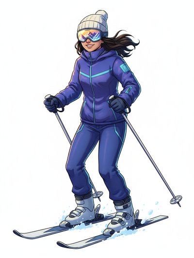Gabriela's Ski Adventure 🎿 - Webtoon Anime