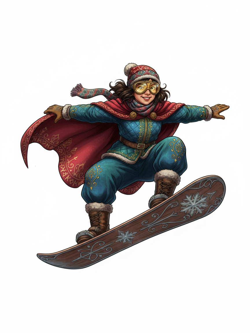 Gabriela the Snowboarding Star - Fairy Tale Classic