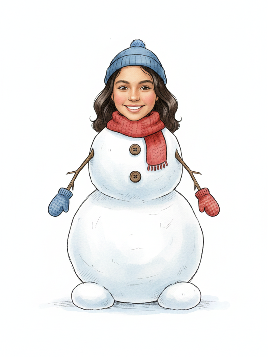 Gabriela the Snow-Wonder - Gentle Pencil