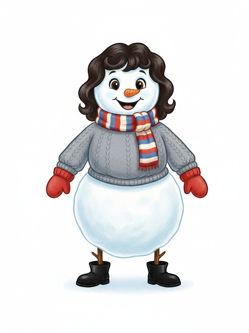 Gabriela the Snow-Wonder - Vintage Storybook