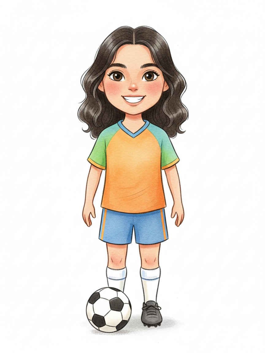 Gabriela the Goal Getter - Gentle Pencil