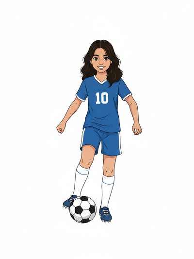 ⚽ Gabriela's Soccer Dream ⚽ - Minimalist