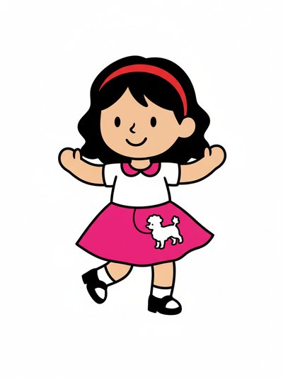 Gabriela's Sock Hop Dream 💃 - Preschool Simple