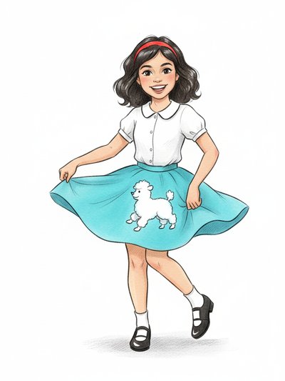 Gabriela's Sock Hop Dream 💃 - Gentle Pencil