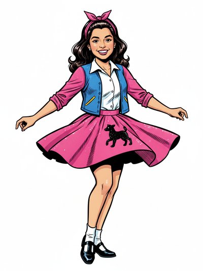 Gabriela's Sock Hop Dream 💃 - Comic Book