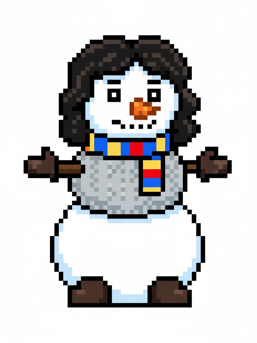 Gabriela the Snow-Wonder - Pixel Art