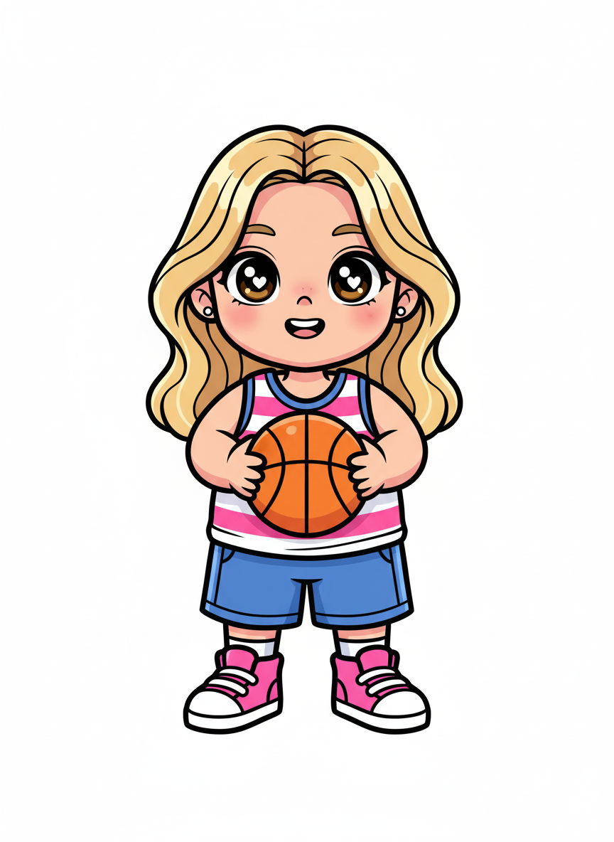 Mary the Baller - Kawaii Cute