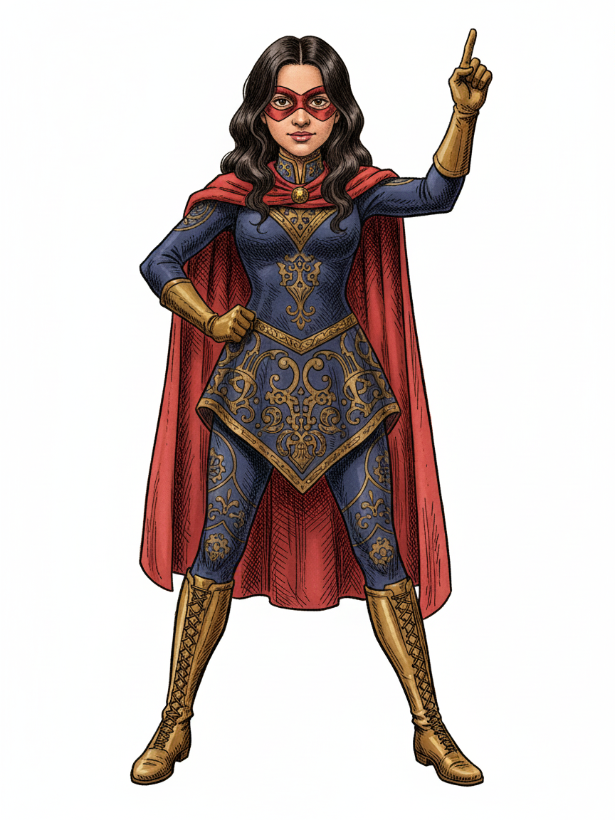 Gabriela the Bold - Victorian Illustration