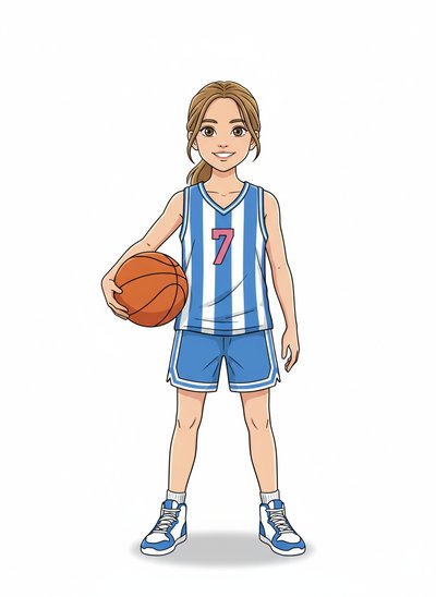Mary's Basketball Dreams 🏀 - Minimalist