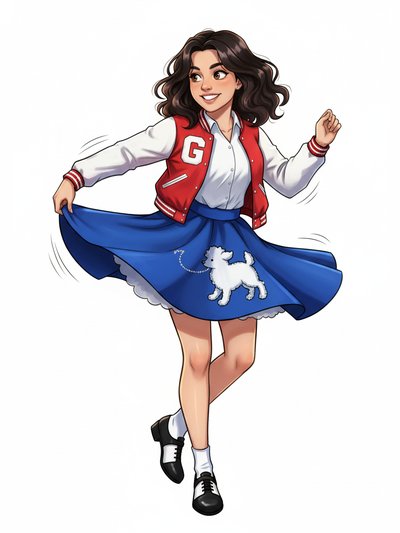 Gabriela's Sock Hop Dream 💃 - Webtoon Anime