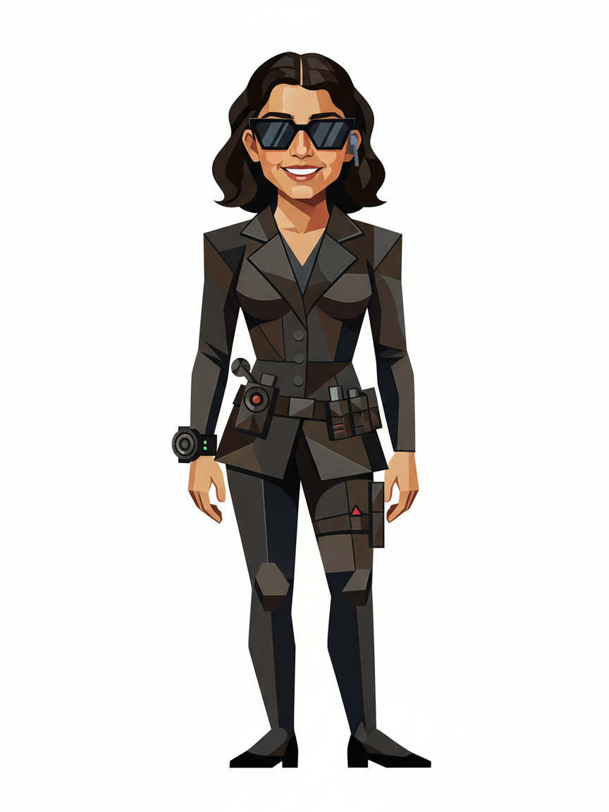 Agent Gaby - Cubist Painting