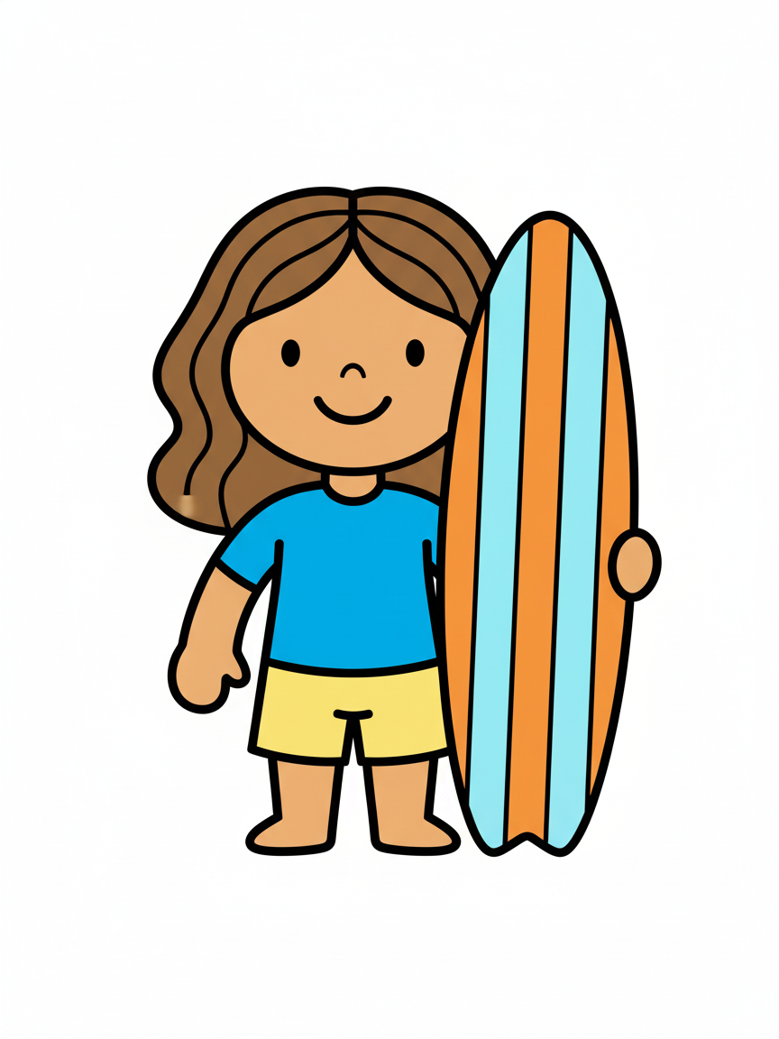 Wave Rider Gabriela - Preschool Simple