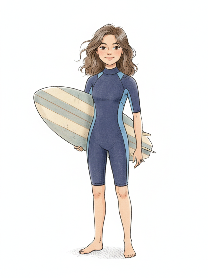 Wave Rider Gabriela - Gentle Pencil