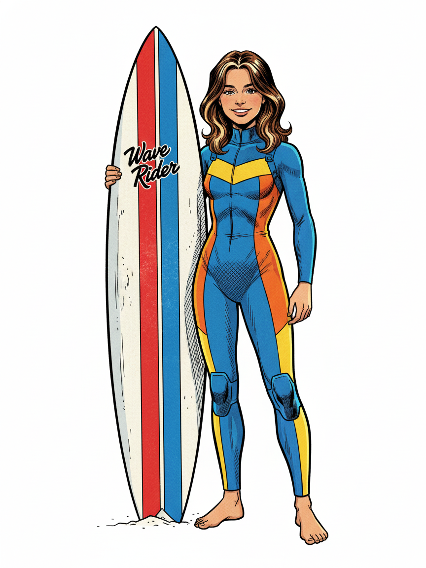 Wave Rider Gabriela - Comic Book