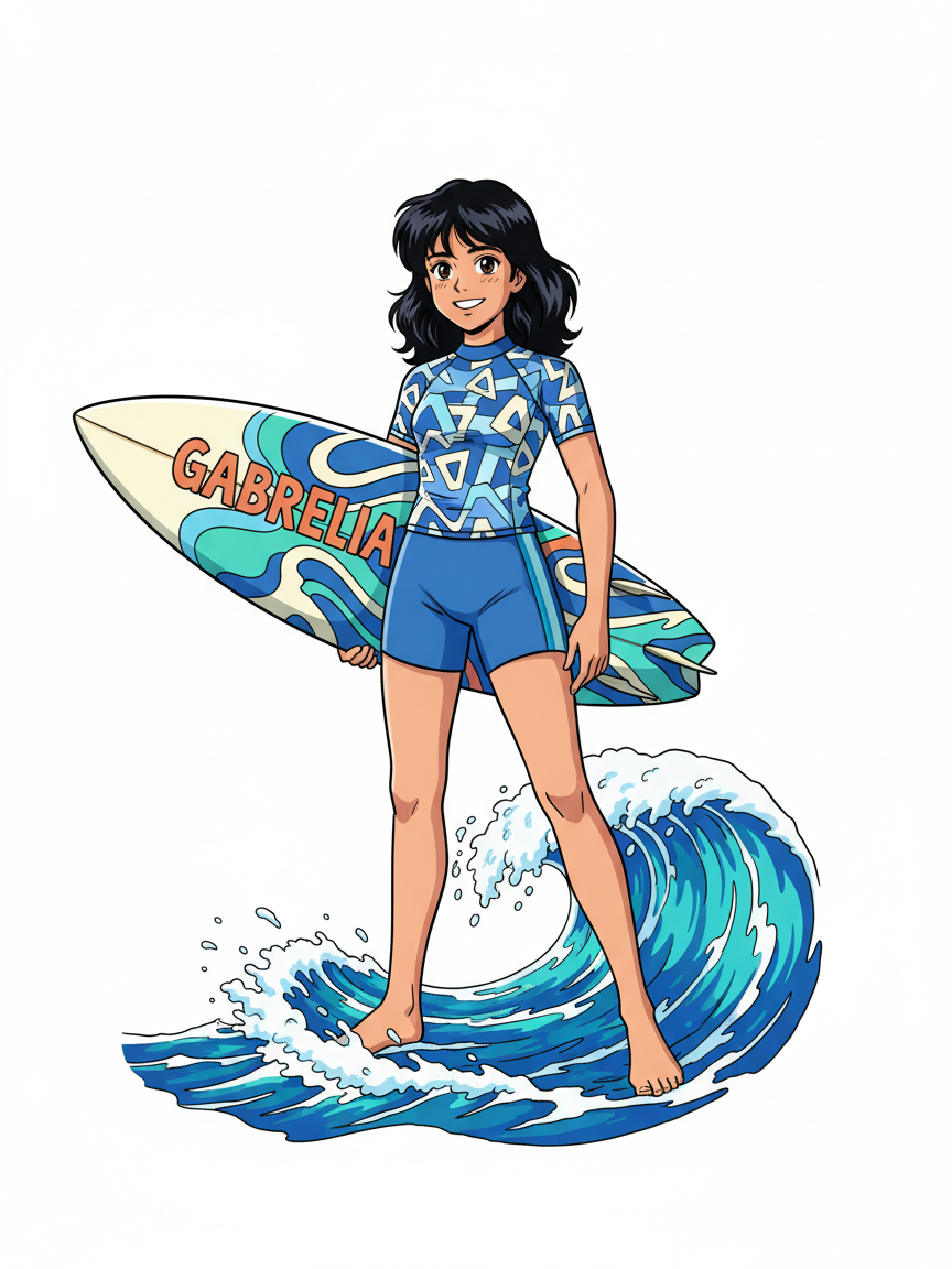 Gabriela the Wave Rider - Classic Anime