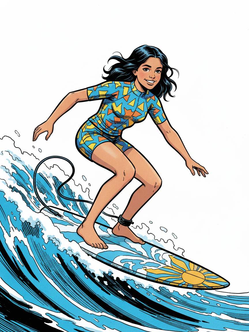 Gabriela the Wave Rider - Comic Book