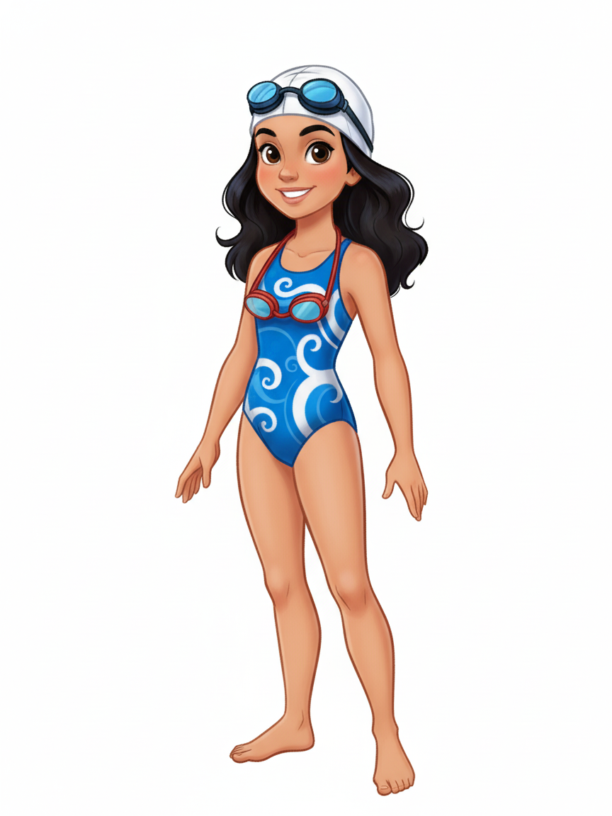 Gabby the Swimmer - Golden Age Animation