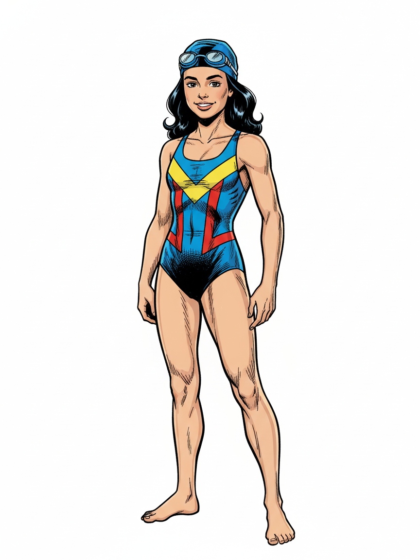 Gabby the Swimmer - Comic Book