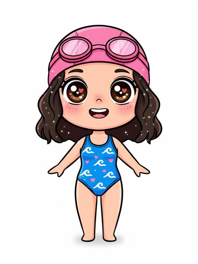 Gabriela's Aqua Adventure 🌊 - Kawaii Cute